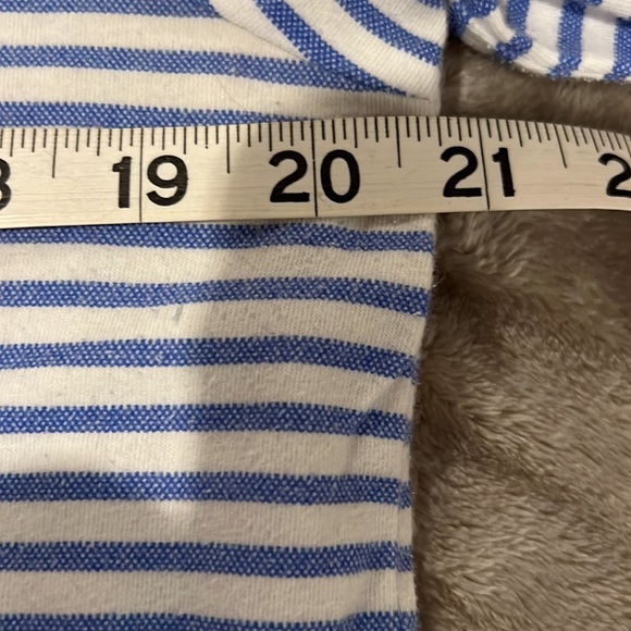 Talbots, stripped tunic with 3/4 sleeve. Like New. Large - Picture 9 of 10